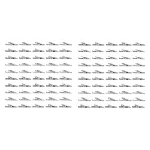 100 stuks zilverkleurige metalen krokodillenklemmen