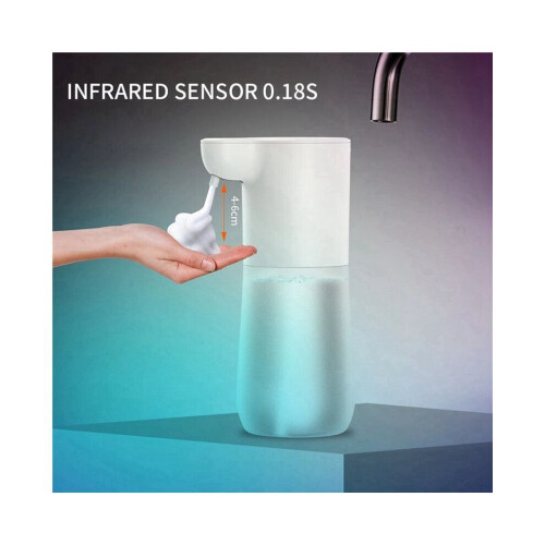 2X 2000MAh USB Charging Automatic Induction Foam Soap Dispenser Infrared Touchless Hand Washer for 2