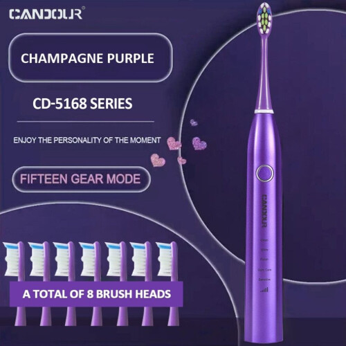Sonic Electric Toothbrush Rechargeable(Purple) 1