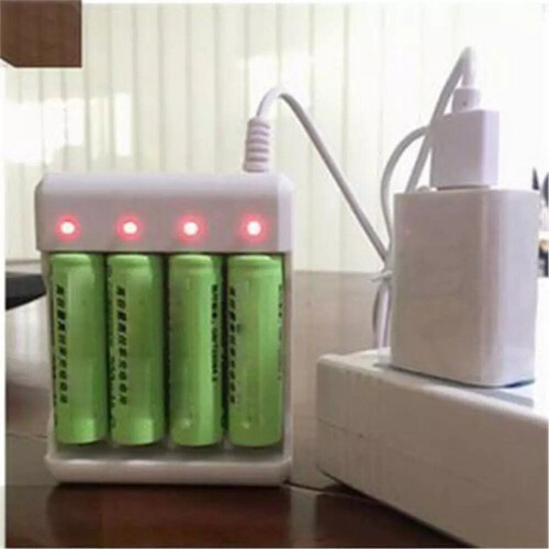 Φορτιστής μπαταρίας USB 4 θέσεων γρήγορης φόρτισης, προσ