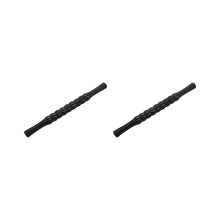2x Verstelbare Tandwiel Spiermassage Roller Trigger Point Massage Stick Zelf Myofasciale Release Zwart