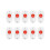 10pcs SOS Call Button Wireless Call Bell Pager Caregiver Panic Emergency Call Button Transmitter for 1