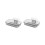 2X Easy Installation Soap Holder Kitchen Wall Mount Dish No Drill Modern Clear Drain Bathroom C 1