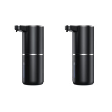 2X Automatic Soap Dispenser, 380 Ml, Electric Wall Mounting, Non-Contact Automatic Soap Dispenser, USB