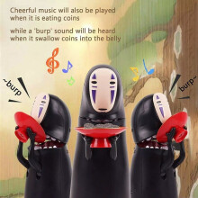 Spirited Away No Face Man Eat Coin Muziek Spaarpot Kaonashi Spaarpot Kinderspeelgoed