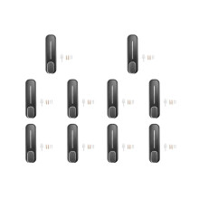 10X Soap Dispenser Wall Mount, 350Ml Hand Liquid Shampoo Shower Gel Dispenser for Bathroom Kitchen Office