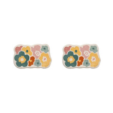 2X Cute Flower Bathroom Rug, Machine Washable Bathroom Floor Mat, Extra Soft Absorbent Non-Slip Bath