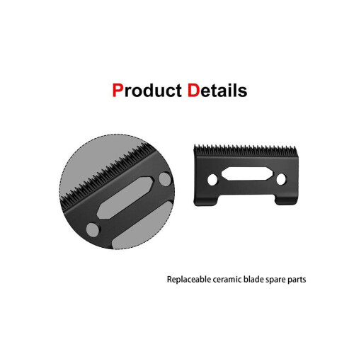 12 Pcs Ceramic Blade Ceramic Replacement Cutter ,28 Teeth Ceramic Clipper Blade Replacement Cutter 2-Hole 2
