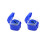 2X Dark Denture Case, with Strainer, Denture Bath Box False Teeth Storage Box with Basket Net Container 1