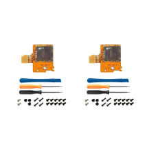 2X Micro- Card Slot Board Replacement Repair Kit Repair Parts for Ns Tf Card Slot