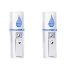 2X Portable Facial Facial Steamer Atomization Eyelash Extensions with Mirror White