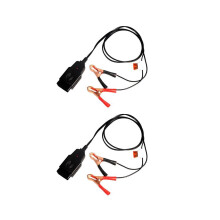 2x OBD2 ECU-connector, batterijbespaarder, auto-ECU-geheugenbespaarder, OBD2-noodstroomstekker voor