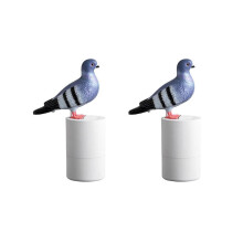 2X Pigeons Bird Soap Dispenser, Automatic Hand Soap Dispenser, Non-Contact Automatic Induction Foam