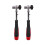 2X Rapid Ratchet Wrench 1/4 Inch Screwdriver Rod Quick Socket Wrench Tools Red 1