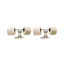 2x Fitness Gewichtheffen Toiletpapierhouder Interessante Badkamerdecoratie 3D Geprinte Papierhouder
