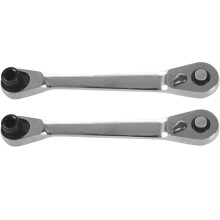 2X Double Fast Ratchet Wrench Ratchet Wrench Bit Fast Socket Wrench Screwdriver Screwdriver Tool
