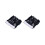 2X Replacement Hair Clipper Blade for ENCHEN Boost Ceramic Cutter Black 1