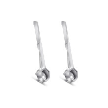 2X Drum Wrench, Aluminum Drum Plug Bung Wrench Tool Opener Wrench for Bung Caps Opening 10 15 20 30