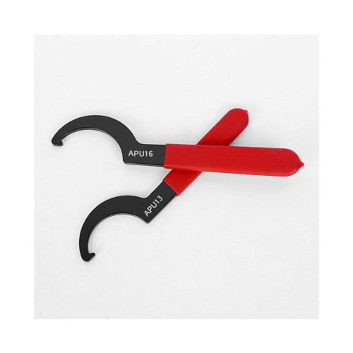 2 Pieces APU Mechanical Hook Wrench Multi-Specification Electrophoresis Black Wrench Hand Tools 2