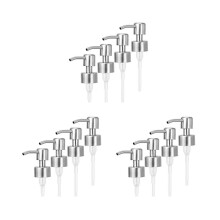 12Pcs Soap Dispenser Pump Replacement Stainless Steel Lotion Dispenser Pump for Regular 28/400 Neck