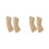 2 Pair Shoe Insoles Lining Pad Heel Sponge Invisible Heel Inserts 1
