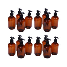 16Pcs New 500Ml Pump Bottle Makeup Bathroom Liquid Shampoo Bottle Travel Dispenser Bottle Container