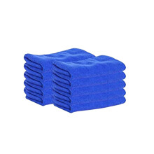 10 Pieces of Ultra-Fine Fiber Square Absorb Water Without Lint Use Car Wash Daily Cleaning Absorbent
