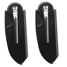 2 stuks handgemaakte opvouwbare haarclips/snorren/baardkammen voor dames en heren, draagbare stylingtools