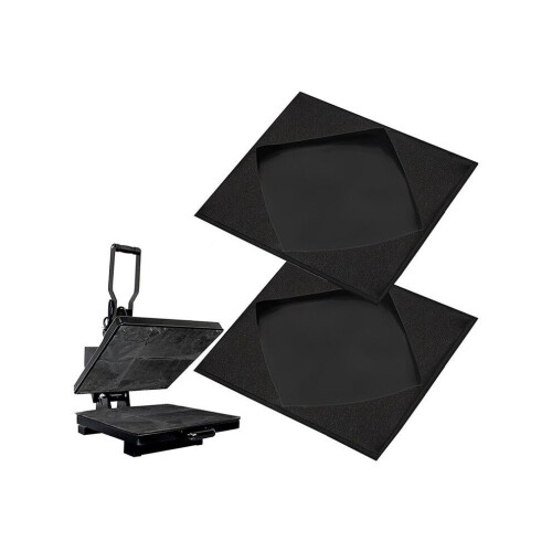 2 fundas protectoras para planchas de prensas térmicas, protector resistente al calor para prensado
