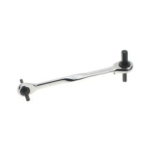 1PCS Ratchet Hex Wrench Cr-Mo Ratchet Allen Key Double End Spanner Key Hand Tools 4-5 6-8