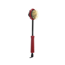 17,5 inch lange zwarte/rode plastic rugkrabber/massagehamer