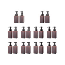 20 Pack Foaming Soap Dispenser 15Oz Refillable Foam Liquid Hand Soap Empty Plastic Pump Bottle Container