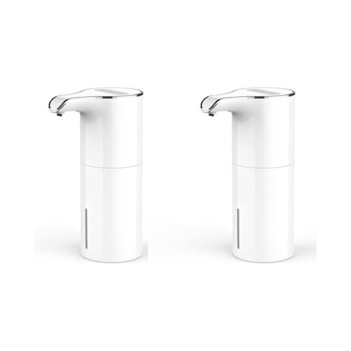 2X Soap Dispenser Automatic Touchless USB Rechargeable Electric Liquid Soap Dispenser Waterproof Adjustable