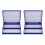 2X Royal Plastic Rectangle Hold 100 Microslide Slide Μικροσκοπικό Κουτί 1