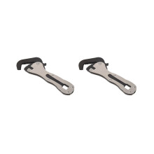2X the Stubby, Stubby Pipe Vise Wrench, Self Adjusting Wrench, Size, 2 in 1 Wrench Tool for Tight
