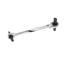 1PCS Ratchet Hex Wrench Cr-Mo Ratchet Allen Key Double End Spanner Key Hand Tools 6-8 10-12
