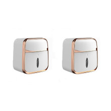 2x Toiletpapierdoos voor wandmontage, waterdicht, zonder boren, papierdoos voor toilet