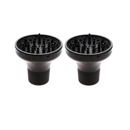 2x Universele kappers- en stylingtool: föhn met diffuser.