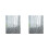 2X Transparent Shower Curtain Lining, Pebble Pattern Plastic Bathroom Shower Curtain 1