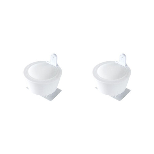 2X Wall Detergent Dispenser Touchless Soap Dispenser Refillable Manual Liquid Container NoDrill Pump