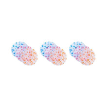 30Pcs Waterproof Shower Cap Point Bath Hair Cover Elastic Bath Hat Bathing Cap for Women Bathroom Reusable
