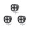 3 τεμάχια 3 ιντσών 40w LED φωτιστικά LED μπάρα εργασίας για α 1