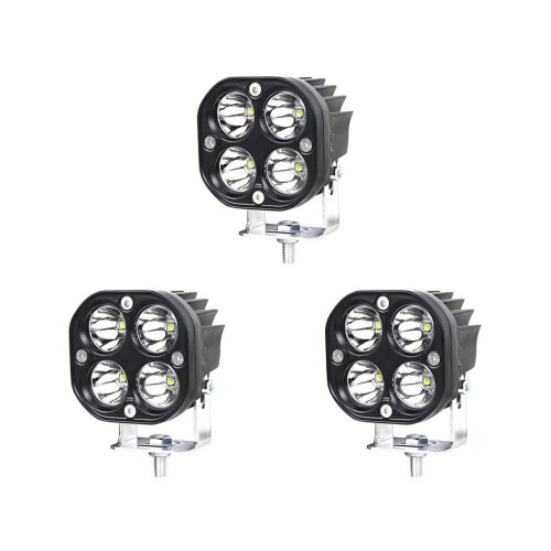 3 τεμάχια 3 ιντσών 40w LED φωτιστικά LED μπάρα εργασίας για α