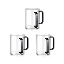 Vaso para lavarse las manos 3X con asas dobles Vaso de lavado acrílico para Netilat YadayimNegel Vasser