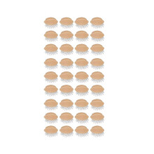 3x Vervangende oogleden voor wimperoefenmodel, verwijderbaar ooglid met oefenwimpers voor wimperverlenging