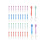 40 Pack Disposable Travel Toothbrushes - 5 in 1 Function, Travel Date Portable Individually Packed 1