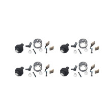 4X Repair Kit 1/4 Inch 72 Teeth Ratchet Socket Wrench Repair Accessories Ratchet Wrench Part Kit
