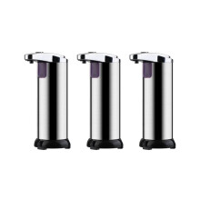 3X automaattinen saippua-annostelija kosketusvapaa vedenpitävällä pohjalla, 250 ml:n nestesaippua-annostelija