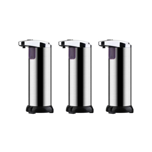 3X Automatic Soap Dispenser Touchless with Waterproof Base, 250Ml Liquid Soap Dispenser for Kitchen