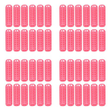 48 stuks plastic doe-het-zelf haarkrulspelden met clip